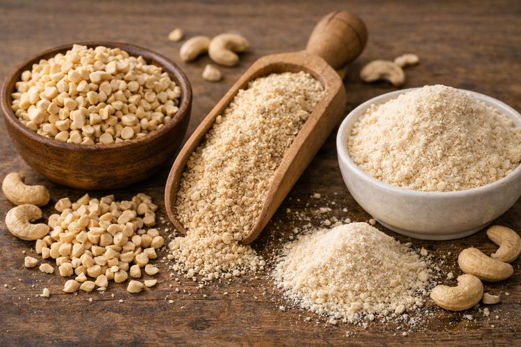Illustrated placeholder for article titled Cashew Cut Specs, Granulation and Size Selection